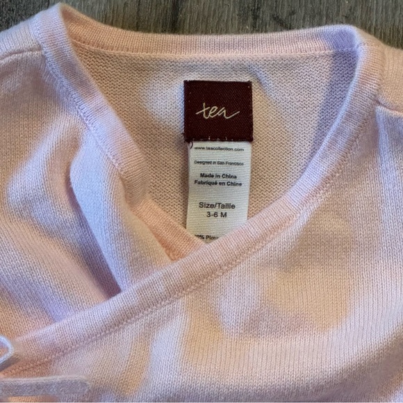 Tea, baby girl wrap cardigan, 3-6 months - Picture 2 of 4
